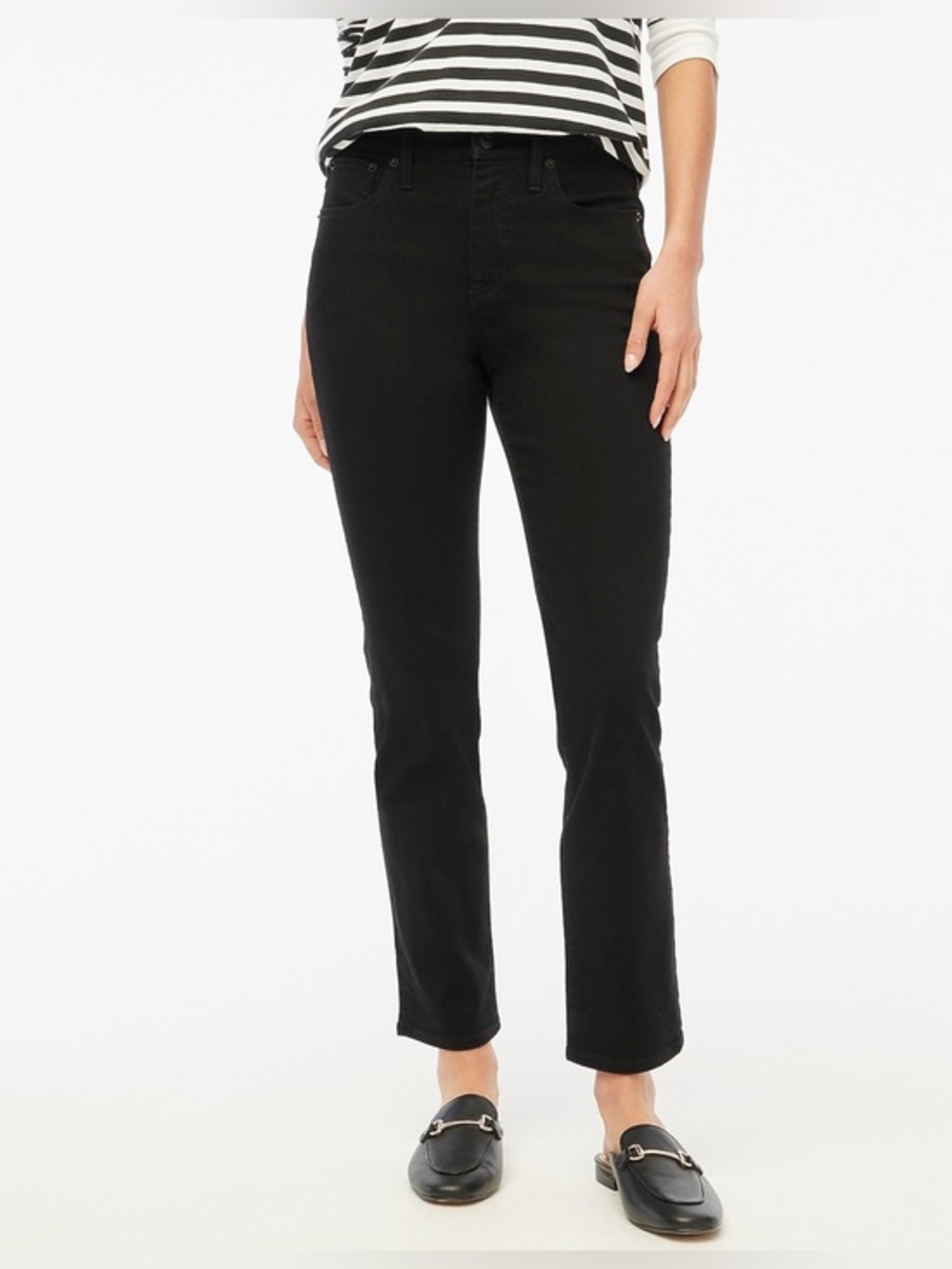 J.Crew Essential Straight Jean Black